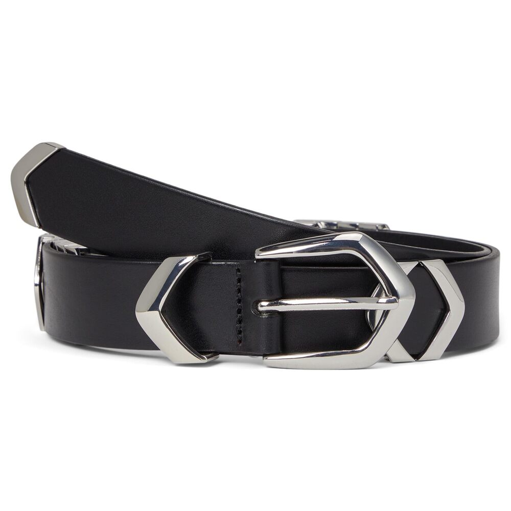 3254 Women's Fiora Metal Keeper Belt, True Black
